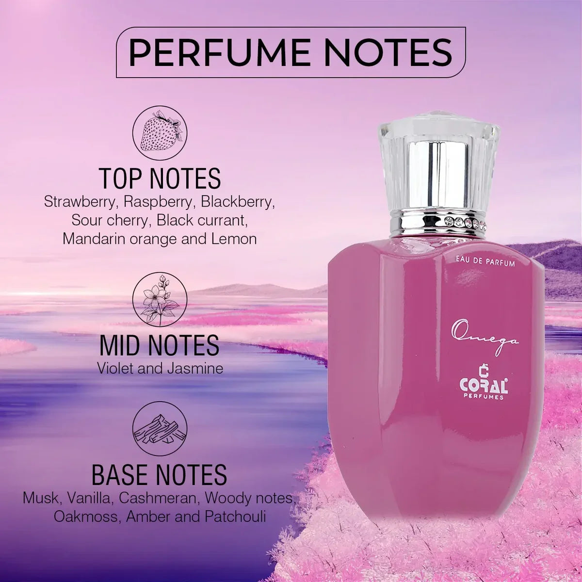 Coral Omega For Women EDP 100ML