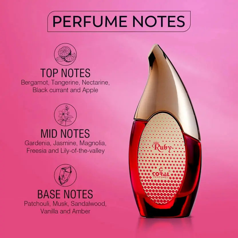 Coral Ruby Perfume For Women - 100ml