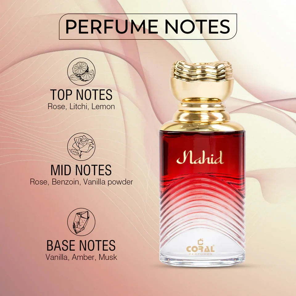 Coral Nahid For Unisex EDP 100ml